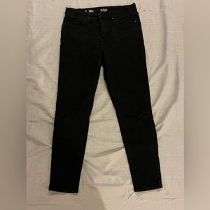 Straight black jeans